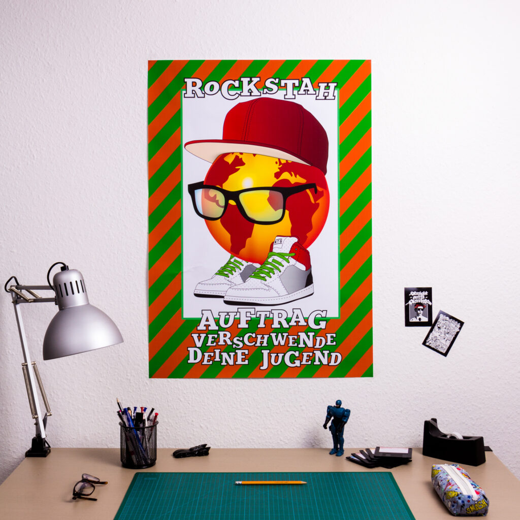 Rockstah Verschwende deine Jugend Cover Design