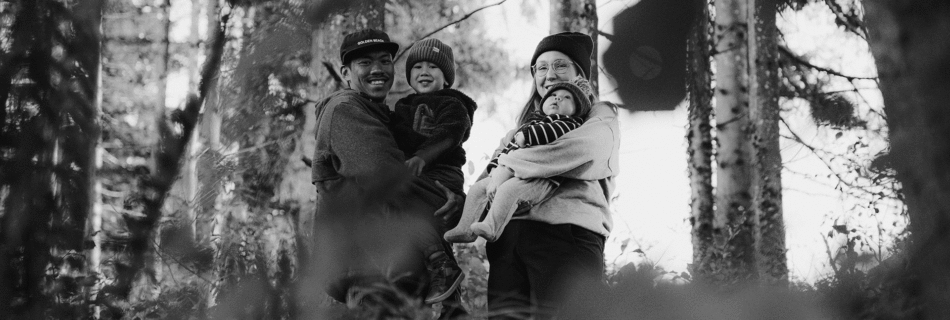 Familienshooting outdoor Allgäu Herbst